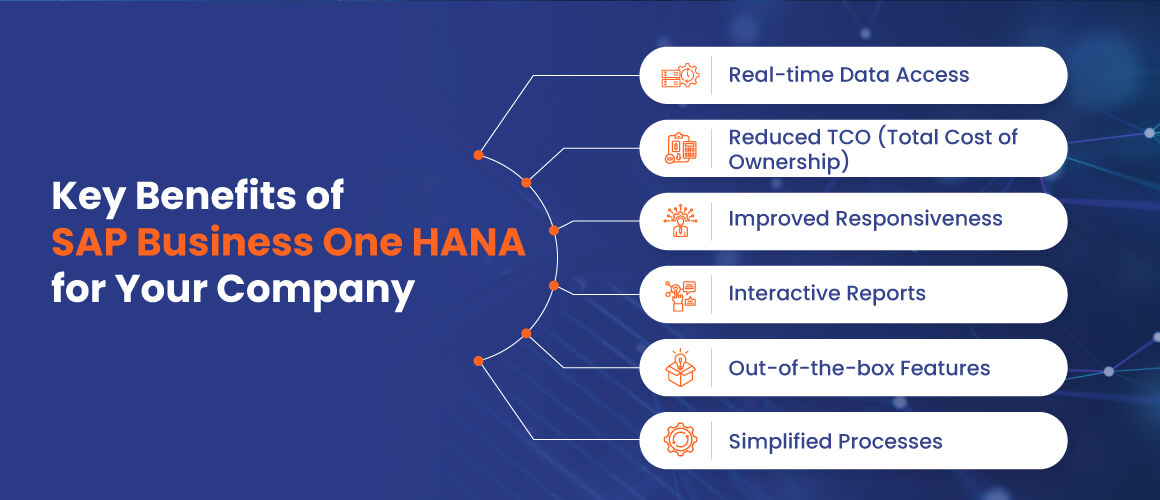 Key Benefits of SAP Business One HANA for your company